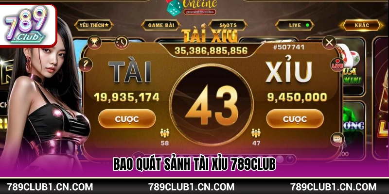 Hệ thống Tài Xỉu tại cổng game 789Club